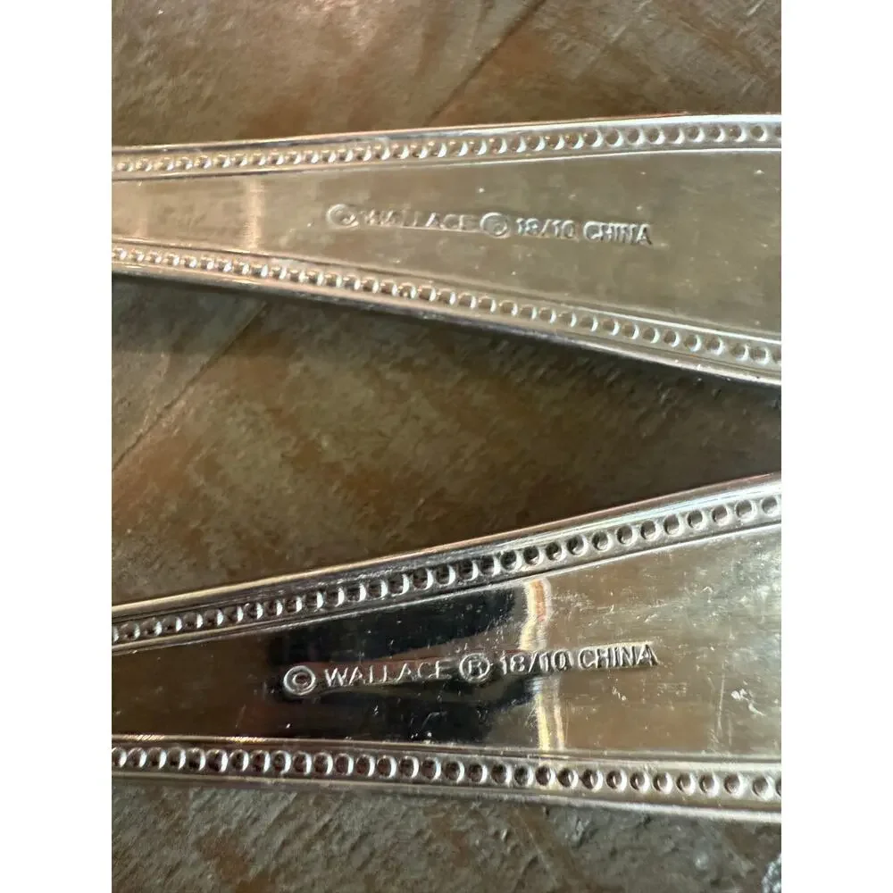 Wallace Continental 18 10 Stainless Steel 4 Piece Serving Set Replacement Spoon